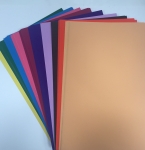 100 x A4 Rainbow Colours Mixed 235gsm Card Pack