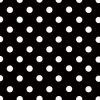 10 Sheets Black Polka Dot A4 Card