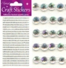 Eleganza Craft Stickers 3mm x 418 gems Iridescent 