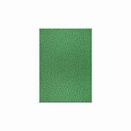 3 Sheets Green Super Smooth Non Shed A4 Glitter Card 