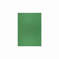 3 Sheets Green Super Smooth Non Shed A4 Glitter Card 