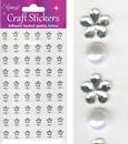 Eleganza Crafts Stickers Flower Pearl