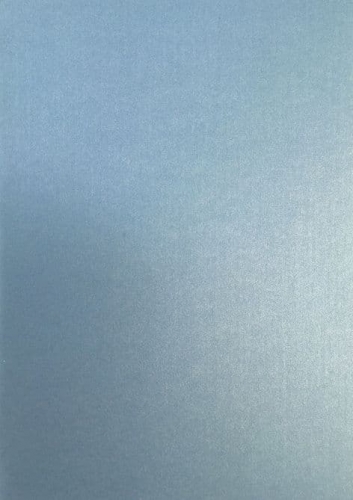 5 Sheets Of 1 Sided Steelk Blue A4 Pearl Card 240gsm