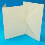 5x7 Ivory Card and Envelopes (Pack of 10)