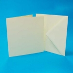 8 X 8 Ivory Envelope &  Cards ( Pack Of 6)