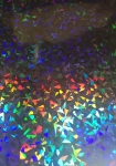 5 x A4 Cracked Ice Holographic 180gsm Mirror Card   