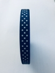 Navy Blue 10mm x 12m Spotted Ribbon