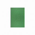 3 Sheets Green Super Smooth Non Shed A4 Glitter Card 