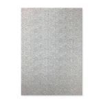 3 x A4 Silver Brushed Finish Super Smooth Non Shed Glitter Card 