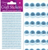 Eleganza Craft Stickers 3mm x 418 gems Pearl Blue 