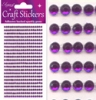Eleganza Craft Stickers 3mm x 418 gems Amethyst 