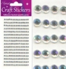 Eleganza Craft Stickers 4mm x  240 gems Iridescent 