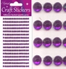 Eleganza Craft Stickers 4mm x  240 gems Amethyst