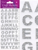 Eleganza Craft Stickers Bold Alphabet Set Silver 