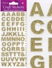 Eleganza Craft Stickers Bold Alphabet Set Gold 