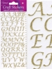 Eleganza Craft Stickers Stylised Alphabet Set Gold 