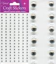 Eleganza Craft Stickers 4mm Diamond and Pearl Strips