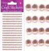 Eleganza Craft Stickers 3mm x 418 gems Pearl Pink 