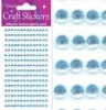 Eleganza Craft Stickers 4mm x  240 gems Pearl Blue 